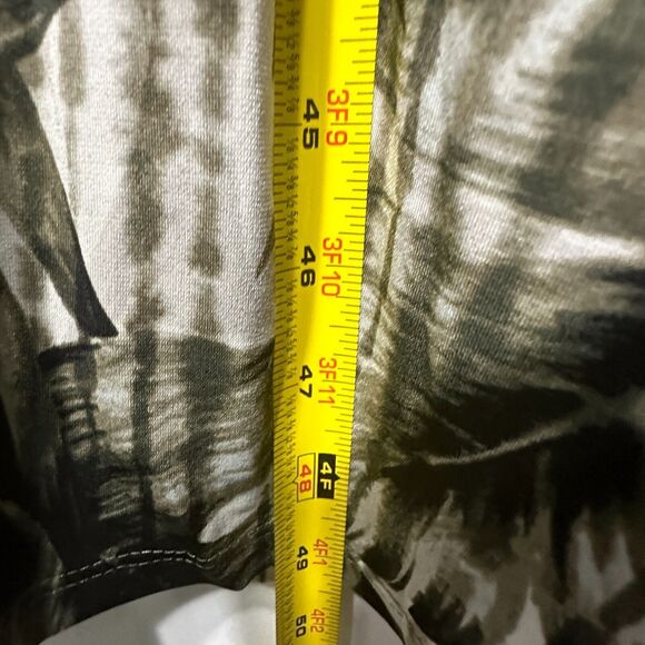 Investments Soft Separates Women's Dress Size XL Leaves V-neck Faux Wrap Midi - Picture 11 of 11